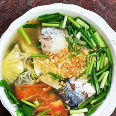 Canh cá saba chua ngọt!
